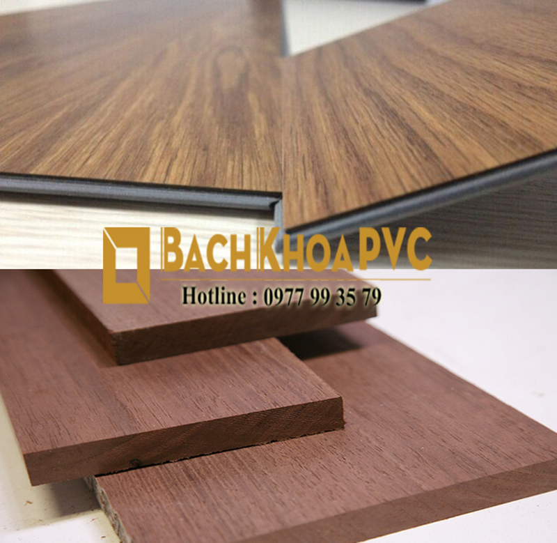 Thử làm phép so sánh giữa gỗ thật và tấm nhựa giả gỗ PVC
