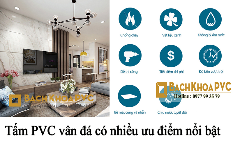 Tại sao tấm PVC vân đá ốp tường được dùng nhiều tong trang trí nội thất hiện nay 1