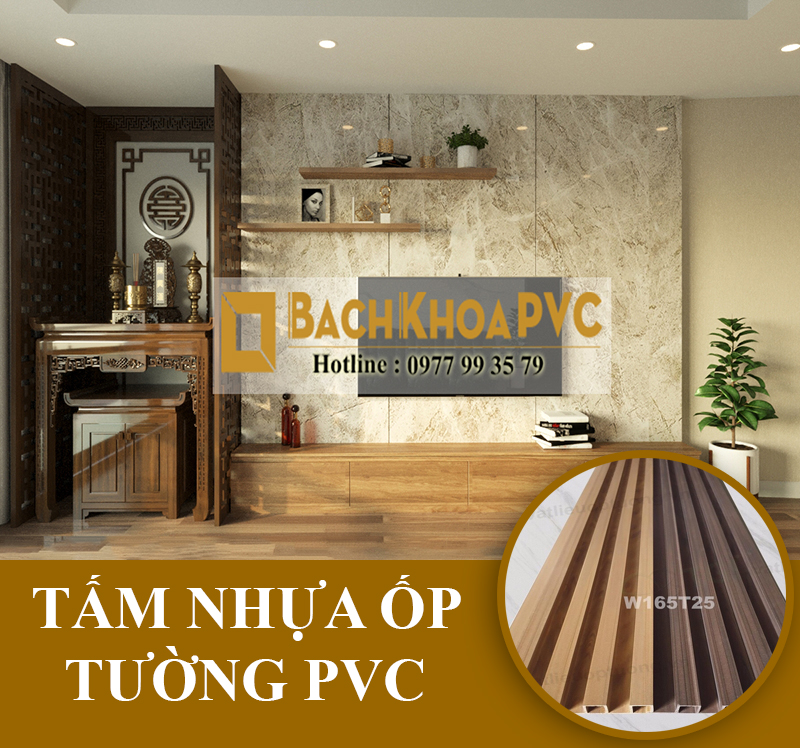 Thay áo mới cho các bức tường sơn bong tróc bằng tấm nhựa ốp tường PVC 2